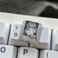1U ESC / Arrow / WASD Titanium Alloy Artisan Keycaps Precision Pointillism for Mechanical Keyboard -Asuka Series